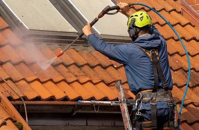Démoussage et hydrofuge de toiture à Hochstett